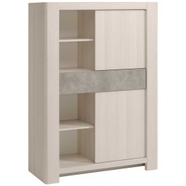 Parisot Chris Display Cabinet - Nordic Ash