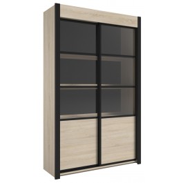 Parisot Maxwell Display Cabinet - Sonoma Oak