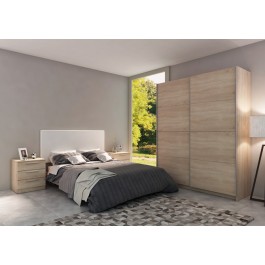 Trasman Roble 2 Door Sliding Wardrobe - UK STOCK