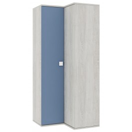 Trasman Corner Wardrobe - Cascina/Blue