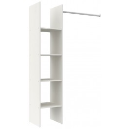 Parisot Primo Small Open Wardrobe - White 