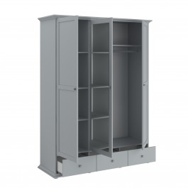 Parisot Margaux 3 Door Wardrobe - SPECIAL OFFER