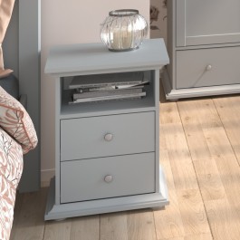Parisot Margaux Bedside Chest Gray