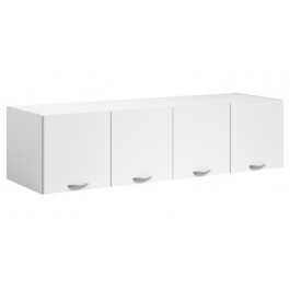 Parisot Daily 4 Door Wardrobe Topper - White