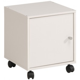 Parisot Kubikub Cube On Castors - White 