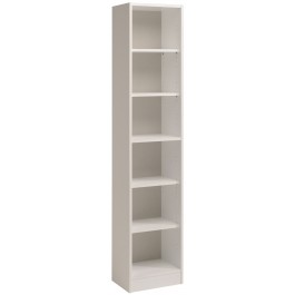 Parisot Sophia Tall Narrow Bookcase - White