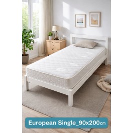 EUROPEAN SINGLE MATTRESS 90 x 200cm – Fits IKEA & Continental Beds
