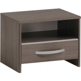 Parisot Evo 2 bedside table in walnut finish