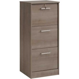 Parisot Ludik filing cabinet in silver walnut