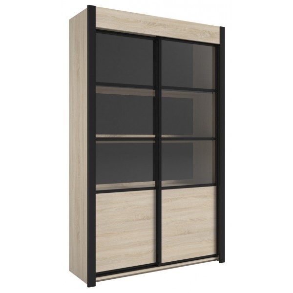 Parisot Maxwell Display Cabinet - Sonoma Oak