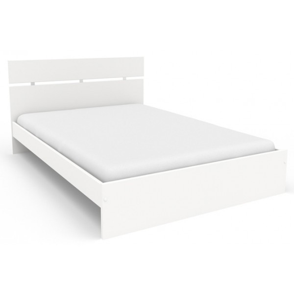 Parisot Galaxy Double Bed - White