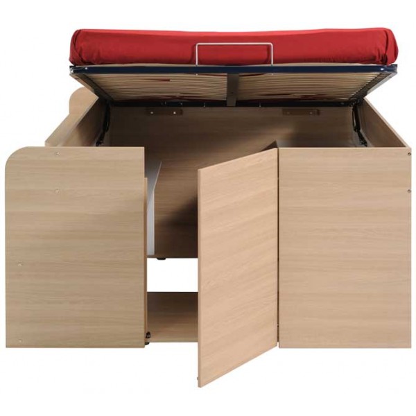 Parisot Space Up Bed Excellent storage space and organization;