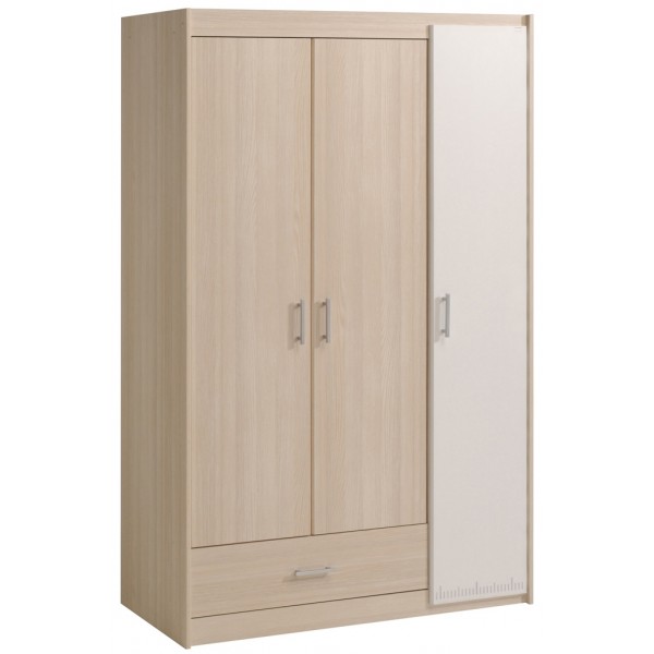 Parisot Charly 3 Door Wardrobe 