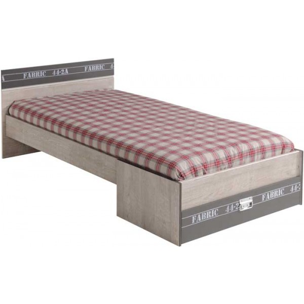 Parisot Fabric Single Bed