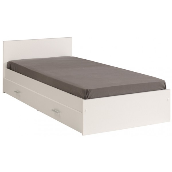 Parisot Snoop 2m Bed - White 