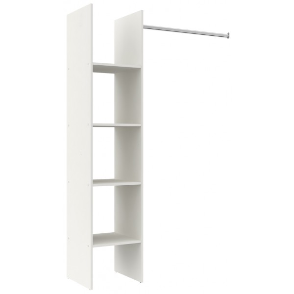 Parisot Primo Small Open Wardrobe - White 