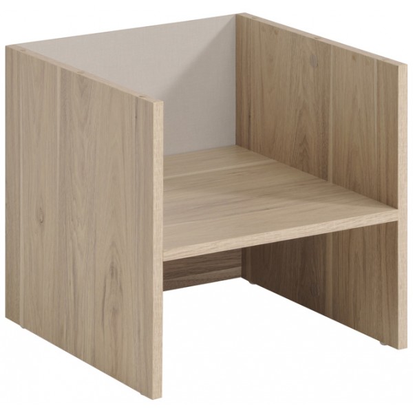Parisot Easy Dress Small Narrow Shelf Unit - Dakota Oak