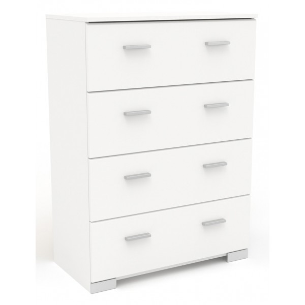 Parisot Galaxy 4 Drawer Chest - White