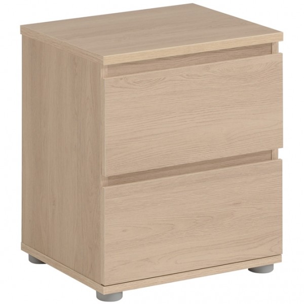 Parisot Neo Bedside Drawers - Brooklyn Oak