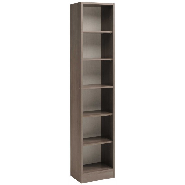 Parisot Sophia Tall Narrow Bookcase - Silver Walnut