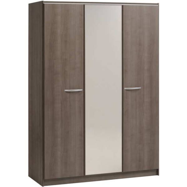 Parisot Evo 2 oak finish three door wardrobe