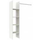 Parisot Primo Small Open Wardrobe - White 