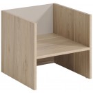 Parisot Easy Dress Small Narrow Shelf Unit - Dakota Oak