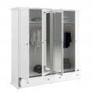 Parisot Margaux  White 4 Door Wardrobe
