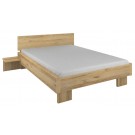 Parisot Tennessee Double Bed With Bedside Shelves