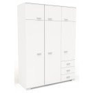 Parisot Galaxy Large 3 Door Wardrobe - White