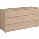 Parisot Neo 6 Drawer Chest - Brooklyn Oak