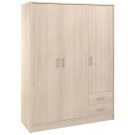 Parisot Infinity 3 Door 2 Drawer Wardrobe - Acacia 
