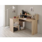 Parisot Moving 2 Corner Desk - Brooklyn Oak