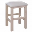 Parisot Vanity Stool - Beech & White