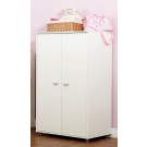 Kids 2 Door Wardrobe - White