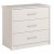 Parisot Swan White Chest of 3 Drawers - SPECIAL OFFER