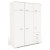 Parisot Galaxy Large 3 Door Wardrobe - White