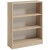 Parisot Sophia Wide Shelving Unit with 2 Shelves in Dakota Oak